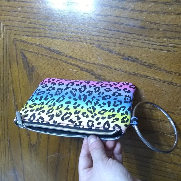 Handbags - Ring holder, small wristlet purse ( rainbow)